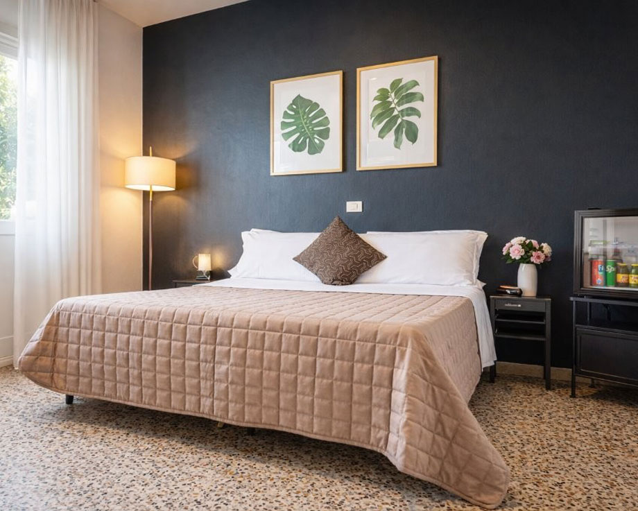 Camere moderne dell'hotel Dinkli Rimini